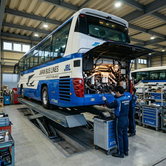 大型バスの燃費改善・HHOカーボンクリーニング